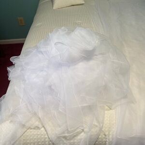 Elegant White Tulle Fabric